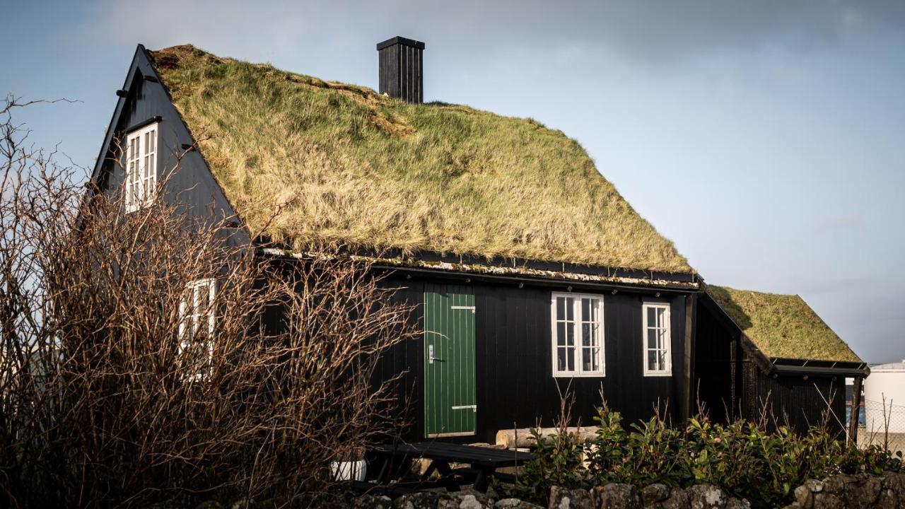 Traditional Faroese house in Tórshavns city center Exterior foto