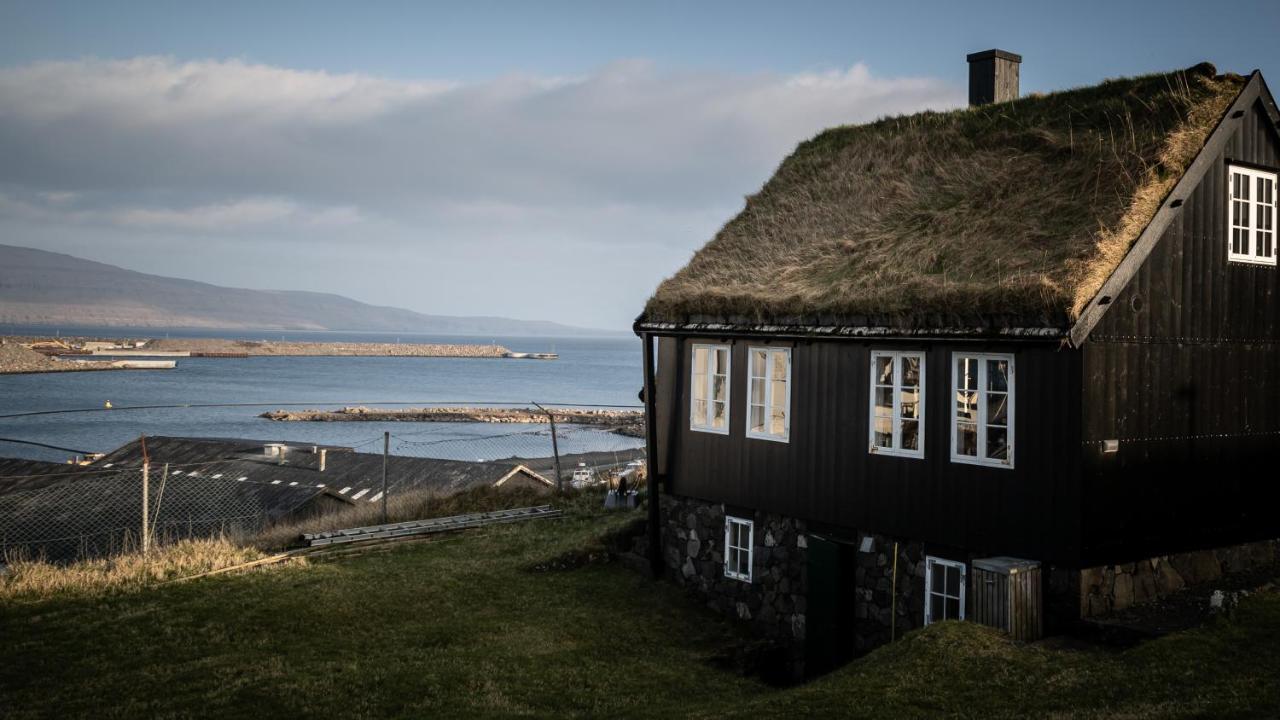 Traditional Faroese house in Tórshavns city center Exterior foto