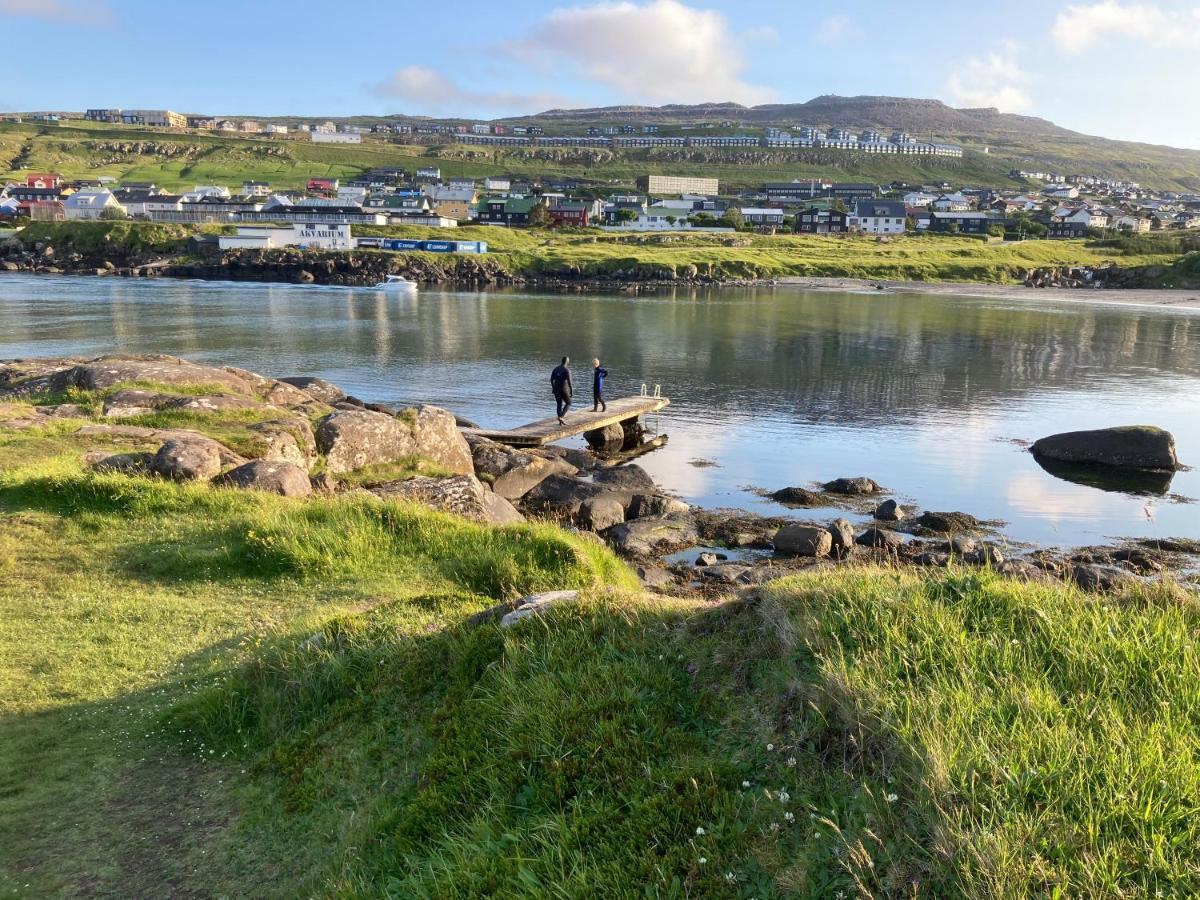 Traditional Faroese house in Tórshavns city center Exterior foto